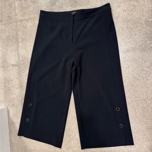 Ann Taylor Factory Black Culotte Pants